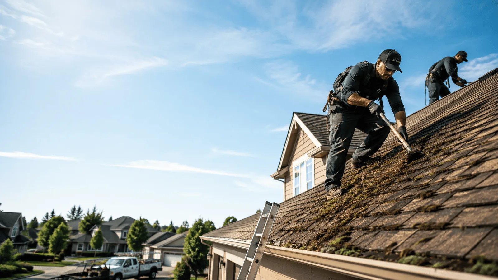 Roof Moss Removal in Lucerne Valley, CA near me